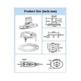 thumbnail image 3 of Twist Lock Common Sense Fastener, Metal Turn Buttons For Boats, Sailboats, , Dinghies And Caravans, 3 of 5