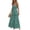 28# Army Green, variant on Summer Dresses for Women Maxi Spaghetti Strap Back Smocked A Line V Neck Casual Long Dress Beach Vacation Clothes Light Brown S