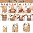 thumbnail image 2 of NWOKYZGH 24 Empty Advent Calendar Boxes to Fill, Christmas DIY Advent Calendar 24 Days Countdown Gift Xmas Gingerbread House Candies Treats Boxes for 2025 Xmas Holiday Decor, 2 of 5