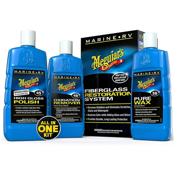 Meguiar's® Marine/RV Fiberglass Restoration System Kit