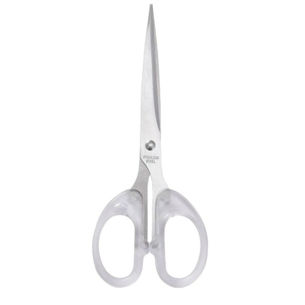 Tijeras de oficina Simples, transparentes, de mano, para cuadernos, pequeñas, para estudiantes, manualidades, cuchillo para cortar papel.