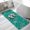 Green, variant on Summer Ocean Bathroom Runner Rugs Non Slip Washable Absorbent Narrow Long Bath Mat Coastal Starfish Marine Life Green Runner Rugs for Kitchen Hallway Bedroom Laundry Study Room 19.7"x63"