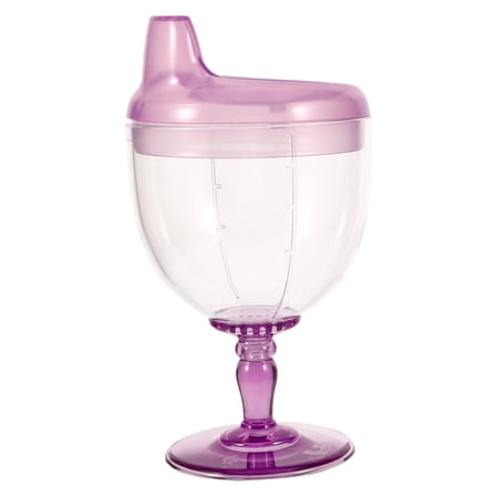 FENGGUIQU Unbreakable Training Sippy Cup for Kids, Adorable Goblet Design, Encourages Independence with Juice and Milk