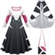 thumbnail image 1 of Disney-disfraz de Spiderman Gwen para niños, vestido de dibujos animados, capa de manga larga, conjunto de ropa de dos piezas, novedad Fivean unisex, 1 of 2