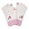 thumbnail image 2 of Knitted Cold Proof Plush Thickened Christmas Gloves, 2 of 4
