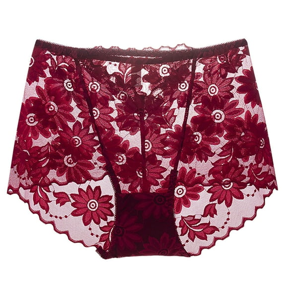 Women's Briefs Breathable Briefs for Women Bikini Panties Size Small Boy's Day of The Underwear Women French Cut Underwear for Seamless Panties Womens Lace Underpants 2XL