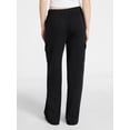 thumbnail image 3 of No Boundaries French Terry Cargo Pants, 30" Inseam, Women's XXS-XXL, 3 of 5