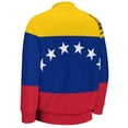 thumbnail image 6 of Venezuela Flag Baseball Jersey Fashion Ribbed Sleeve Man Women's Jacket Motion Tops XXS-6XL, 6 of 7
