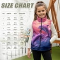 thumbnail image 6 of chaqlin Running Horse Vest for Girls Boys Casual Vest Coat Ligntweight Full Zipper Sleeveless Outerwear with Pockets Fall Winter Outfits, 6 of 6