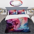 thumbnail image 2 of Designart "Radiant Spectrum Opt Art painting II" Abstract Bedding Covert Set - Op Art Multi-Color Modern Bed Set With 1 Sham, 2 of 6
