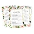 thumbnail image 1 of Inkdotpot Gender Neutral Who Knows Mommy BestBaby Shower GameCards-FunActivity Cards Set Of 50Floral Party Theme, 1 of 5