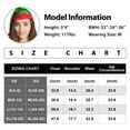 thumbnail image 5 of Women's Christmas Santa Elf Dress, Xmas Costume with Hat Gloves Stockings Outfit for Adults Fancy Dress Red Green L, 5 of 5