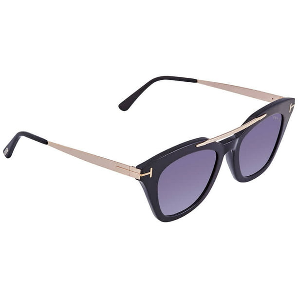 Tom Ford Anna Gray Geometric Sunglasses FT0575-01B - Walmart.com