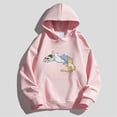 thumbnail image 4 of 100% Cotton Hoodie Japan High-quality Cartoon Printed Hooded Sweatshirt Harajuku High Street Men Top Winter Warm Women's Hoodie, 4 of 5