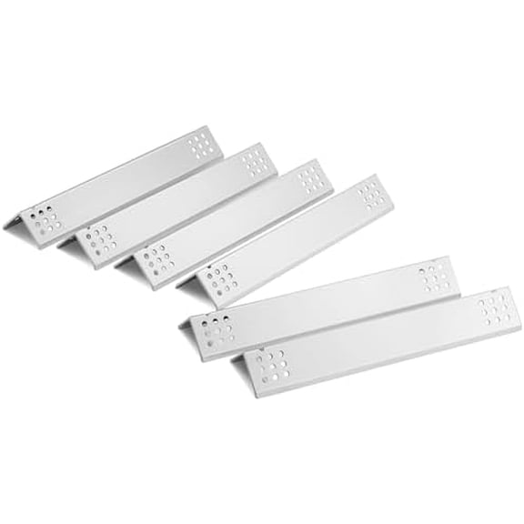 D010012307 Flame Tamer Grill Replacement Parts for Monument 6 Burner Grill Parts Heat Plates 77352 77352MB Stainless Steel Heat Shield Grill Accessories 6Pcs$$Garden & Patio