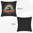 thumbnail image 6 of Vintage Travel Throw Pillow Covers Set of 2 - 18x18in Square Cushion Cases with Classic Airplane & Mountain Design for Couch Bed Car Decor, 6 of 8
