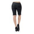 thumbnail image 5 of Hybrid & Company Women's 11.5 inch Inseam Stretchy Denim Bermuda City Short, 5 of 5