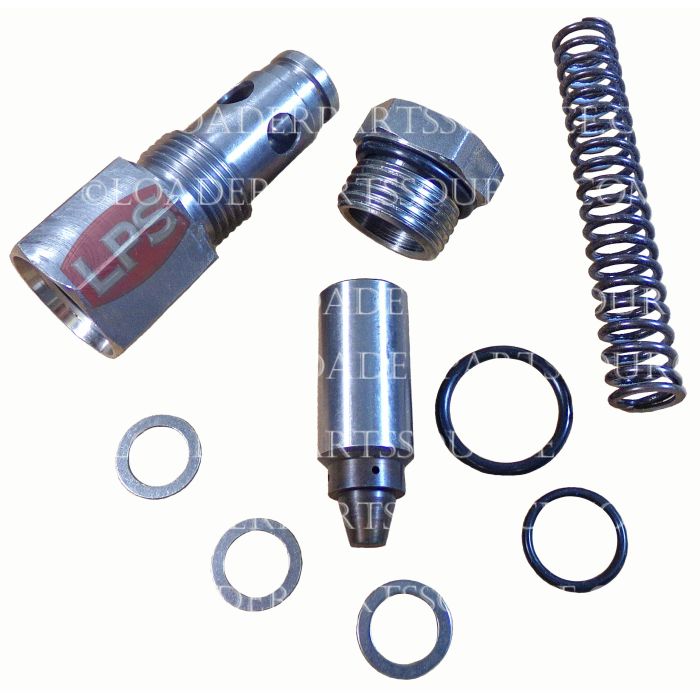 JDPR5101 John Deere 328D Skid Steer, Pressure Relief Valve Kit, for the