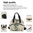 thumbnail image 5 of Herdesigns Eucalyptus Leaves Insulated Lunch Bag for Women Men Adults Large Reusable Lunch Box Leakproof Portable Cooler Tote Bags with Adjustable Shoulder Strap, 5 of 7