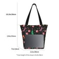 thumbnail image 3 of Pofeuu Disco Mirror Ball Print Women Fashion Shoulder Handbags Top Handle Satchel Bags Tote Shoulder Shopping Bag Stylish Canvas Tote Bag, 3 of 6