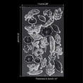 thumbnail image 2 of Transparent Silicone Stamps, 1 Pcs T9024 Leaves Clear Stamps for Card Making Decoration DIY Craft, Clear, 2 of 6