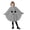 A-Grey, variant on LIIPEE Kids Halloween Costumes Boys Girls Unisex Hooded Ghost Graphic Capes Dress Up Clothes,7-9 Years