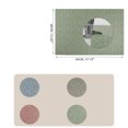 thumbnail image 6 of Unique Bargains 4 Pcs Diamond Pattern Polyester Heat Resistant Washable Placemats Green, 6 of 6