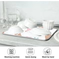 thumbnail image 7 of FREEAMG Cute Bear Dish Drying Mats for Kitchen Counter, Heat-Resistant Dishes Drying Pad, Ultra Absorbent Drying Mat for Coffee Machine Sink Rack 16x18 Inch, 7 of 7