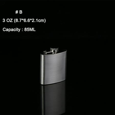

Clearance! Portable Barware Drinkware Bottle Stainless Steel Hip Flask Flagon High Quality Portable Wine Whisky Pot Bottle Drinkware Bottle High Quality 1-10Oz