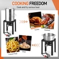 thumbnail image 6 of Ktaxon Propane Outdoor Fryer Fish Frying / Boiling Turkey Fryer Pot,55000BTU,30QT,10QT, 6 of 8