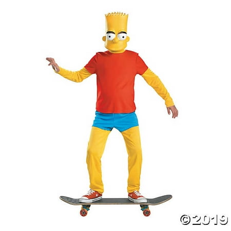 Boy's Deluxe Bart Simpson Costume - Medium