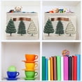 thumbnail image 6 of Yayeee 2 Pack Canvas Storage Basket with Handles for Shelves Fabric Bins Closet Organizer, Hand Drawn Christmas, 6 of 8