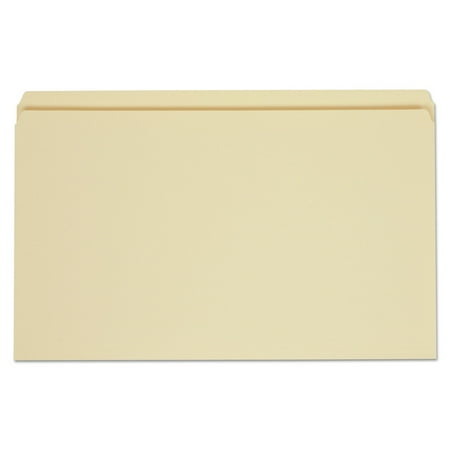 (set of 2) Universal UNV15110EE 1 Ply Top Tab Straight Cut File Folders - Legal  Manila (100/Box)