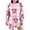Hot Pink, variant on Christmas Sweatshirts Dress for Women Trendy Plaid Graphic Sweatshirt Dress Casual Long Sleeve Pullover Dresses with Pockets Comfy Drop Shoulder Loose Shirts,Purple,Medium