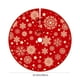 thumbnail image 3 of Falda para Árbol de Navidad de 90 Cm | Base de Poliéster Rojo con Estampado de Estrellas Doradas | Tapete Decorativo Duradero para Árbol de Navidad | Protege El Suelo de La Savia de Las Agujas de Pin, 3 of 6