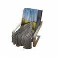 thumbnail image 4 of Yellow and Blue Soft Flannel Fleece Throw Blanket, Roadme Highway with Sunflower Field Backdrop Nature Panorama, Cozy Plush for Indoor and Outdoor Use, 60" x 80", Grey Sky Blue, by Ambesonne, 4 of 6
