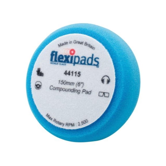 Flexipads World Class - Blue Compounding / Polishing Foam 150 x 50mm GRIP