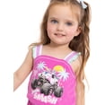 thumbnail image 3 of Monster Jam Toddler Girls Sleeveless Graphic Romper, Sizes 12M-5T, 3 of 7