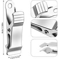 thumbnail image 2 of LQQBOX 6 Pcs Metal Mini Clamps Mini Spring Clamp Crocodile Alligator Clips Alligator Clamps mini alligator clips for Work, Clothes, Photos, Curtains, 2 of 7