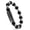 USB-Micro, variant on Obsidian Black Beaded Bracelet Charging Cable, 2-Pack (Triple & Full Bead Set), Zinc Alloy Fast Charging USB Wearable Wristband, 8.86in Tech Jewelry for iPhone, Type-C & Micro-USB Devices