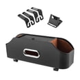thumbnail image 3 of Caja de almacenamiento para el respaldo del asiento del automóvil, organizador del asiento trasero del automóvil, portavasos, diseño de gancho, diseño Negro, 3 of 8