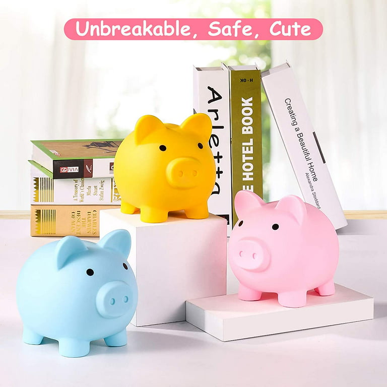 Kids Coin Bank Metal Lovely Piggy Toddler Money Savings Mini