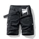 thumbnail image 1 of pstuiky Pantalones cortos para hombre, Pantalones cortos cargo de talla grande para hombre, con múltiples bolsillos, holgados, para playa y verano Pantalones cortos cargo, 1 of 4