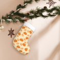thumbnail image 7 of Daiia Autumn Leaves And Pumpkins Print Christmas Stocking，18"Large Knitted Xmas Stocking for Kids, Family Stocking for Fireplace Christmas Holiday Party Decoration, 7 of 7