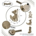 thumbnail image 4 of DolliBu Plush Howling Wolf Stuffed Animal - Soft Huggable Howling Wolf, Adorable Playtime Wolf Plush Toy, Cute Wildlife Cuddle Gifts, Super Soft Plush Doll Animal Toy for Kids and Adults - 10.5 Inches, 4 of 8