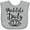 AC-Heather Grey, variant on Inktastic Meditation Yoga Meditate Daily Resolution Boys or Girls Baby Bib