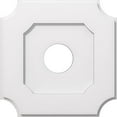 thumbnail image 2 of Ekena Millwork CMP16LE-04000 16 Po OD x 4 Po ID Carré Locke Architecture Grade Médaillon de Plafond Contemporain PVC, 2 of 4