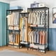 thumbnail image 3 of BEE VIBES Perchero Extra Grande de Metal para Ropa 187 x 44 x 193.5 cm Organizador para Closet Dormitorio y Lavanderia, 3 of 9