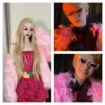 thumbnail image 2 of Gafas de sol CARLOUMERN Doflamingo Anime One Piece Cosplay Rojas, 2 of 8