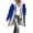 Blue, variant on Long Winter Coats for Women Puffer Reversible Padded Down Jackets Thicken Fleece Shearling Jackets Outerwear with Hood